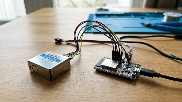 PM2.5 Air-Quality Monitor With a PMS5003 and an ESP32
