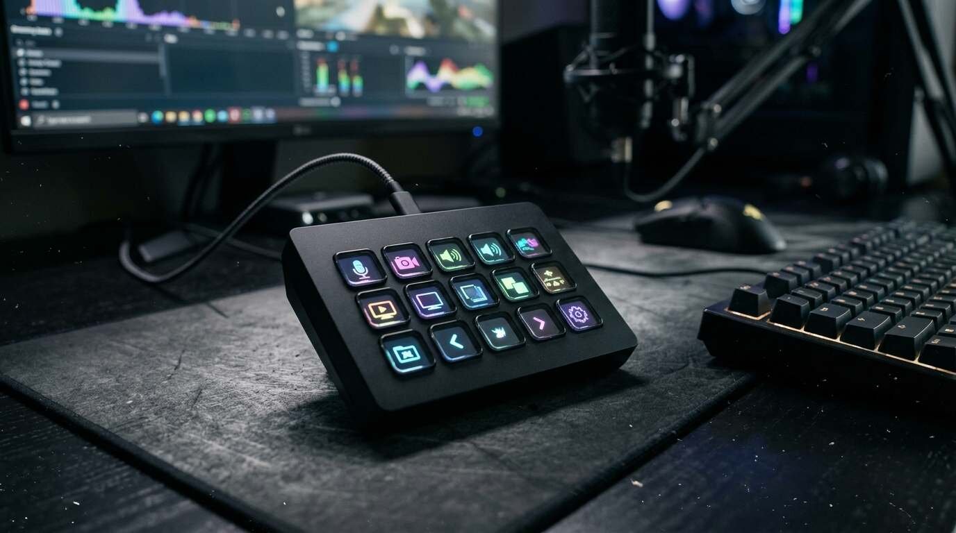Illustration for the elgato stream deck mk2 review