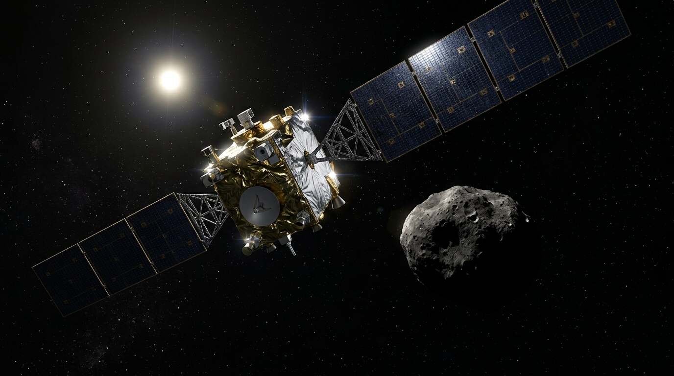 UAE Asteroid Mission Update: How the Ballistic Probe for 269 Justitia Is Meant to Work - supporting scene