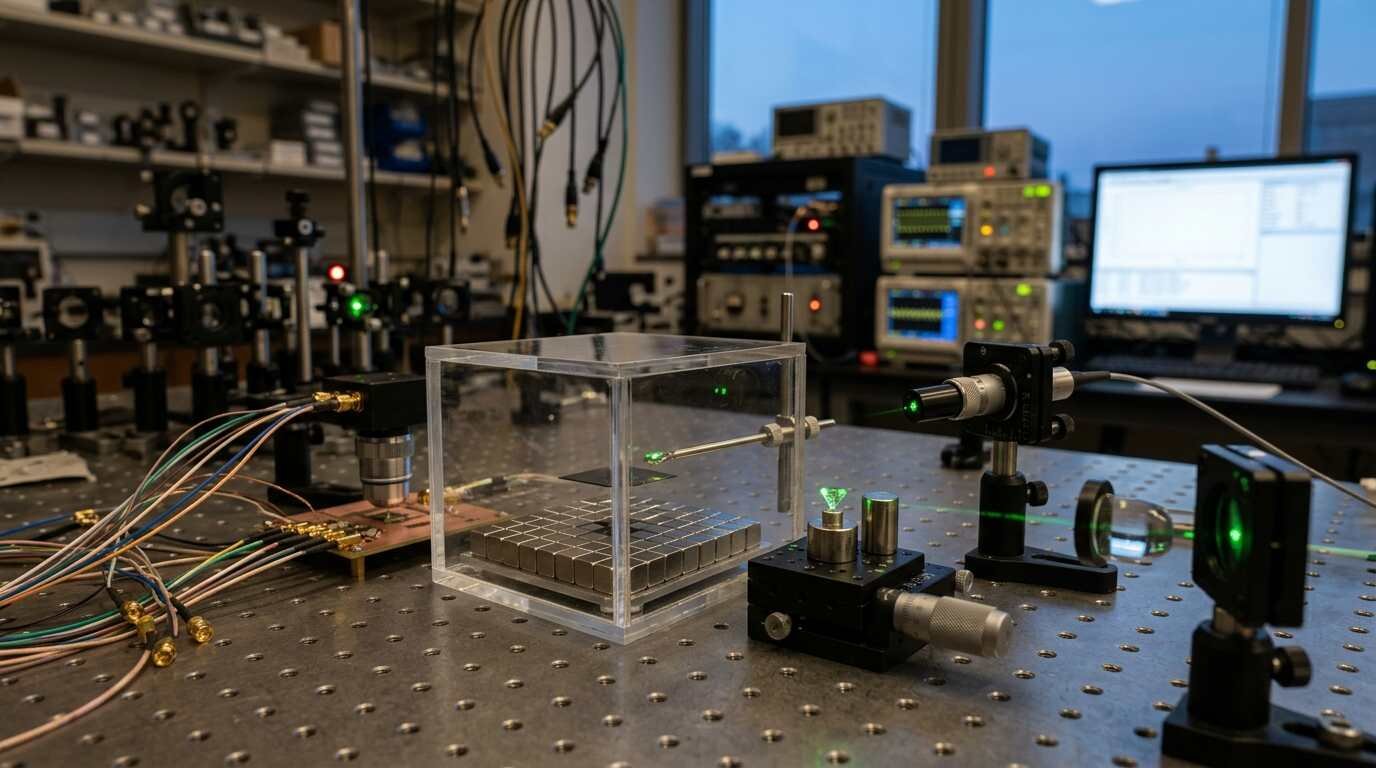 A Levitated Diamond Moved by Electron Spin Force - working context