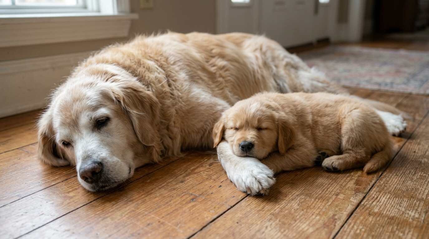 Dog Epigenetic Clock Study: Why Big Breeds Age Faster - supporting scene