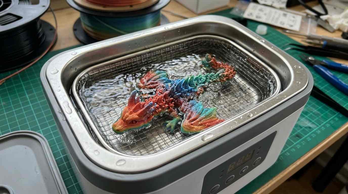 Flashforge CJ270: How a $3,999 Full-Color Resin Printer Works - supporting scene